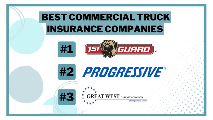 Best Commercial Truck Insurance Companies