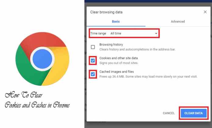 How To Clear Cookies And Caches In Chrome