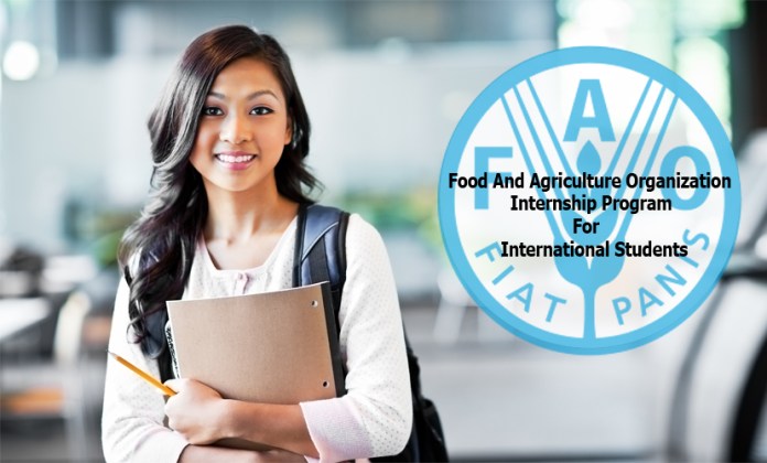 Food And Agriculture Organization Internship Program For International Students