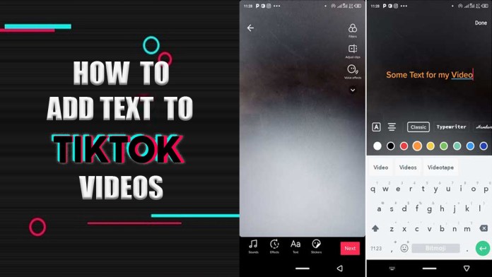 How to Add Texts to TikTok Videos