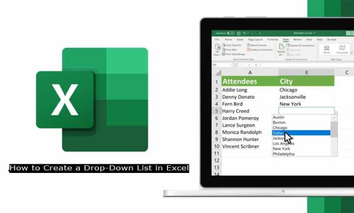 How to Create a Drop-Down List in Excel