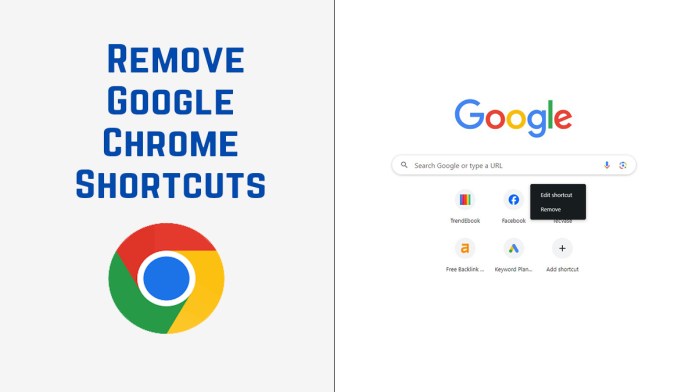 How to Remove Shortcuts from Google Chrome