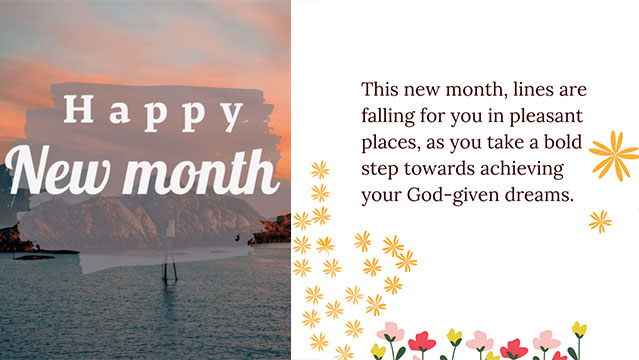 Happy New Month Quote