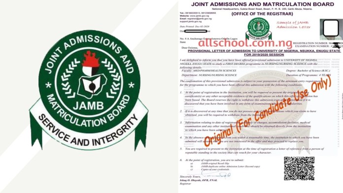 How To Print JAMB Admission Letter Online