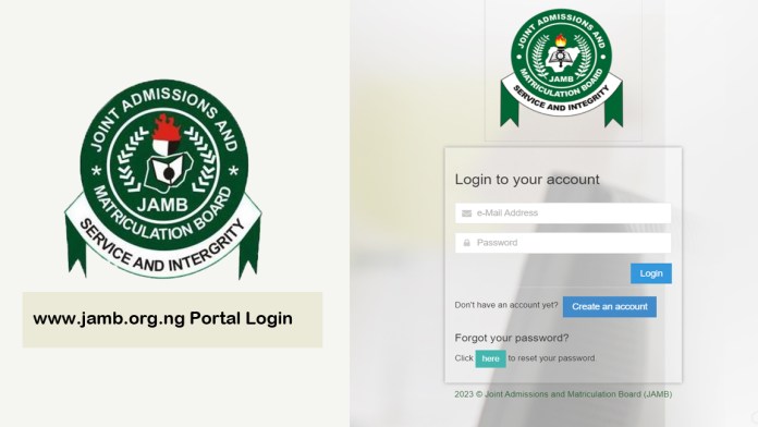 www.jamb.org.ng Portal Login